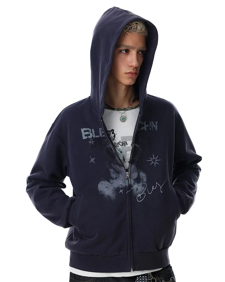 KIIKIO Puppy Graphic Hoodie