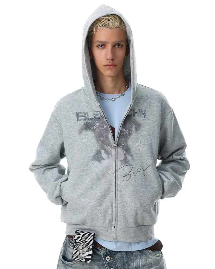 KIIKIO Puppy Graphic Hoodie