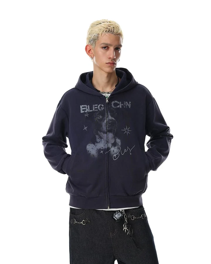 KIIKIO Puppy Graphic Hoodie