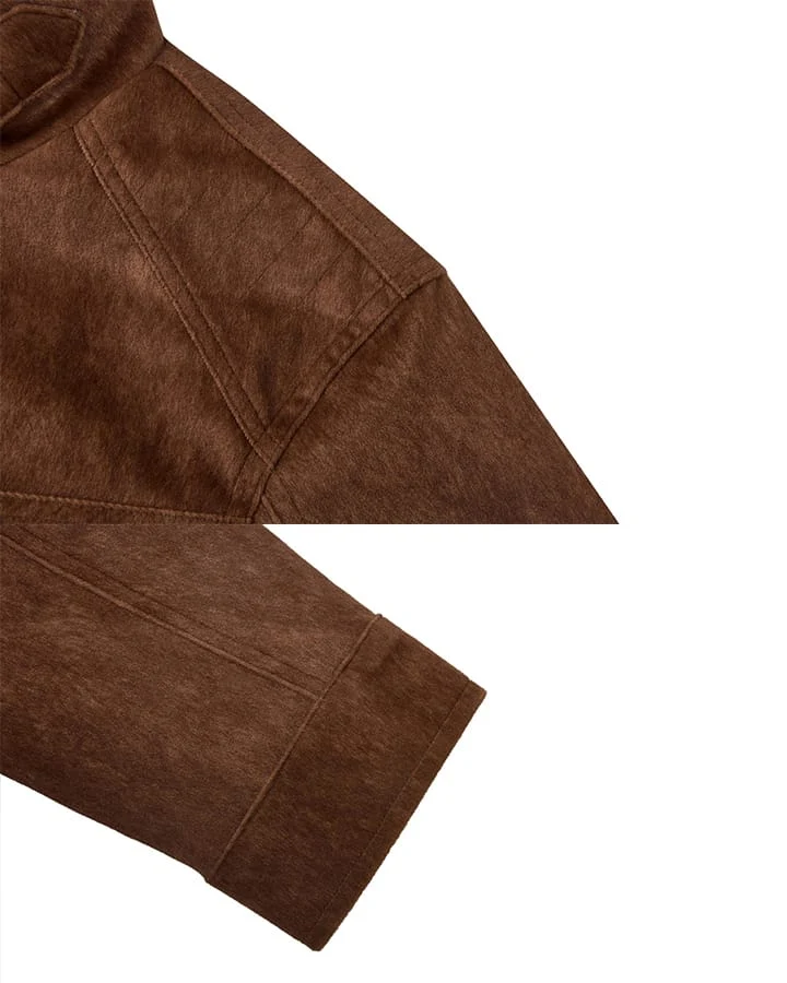 KIIKIO Vintage Buckle Zipper Jacket
