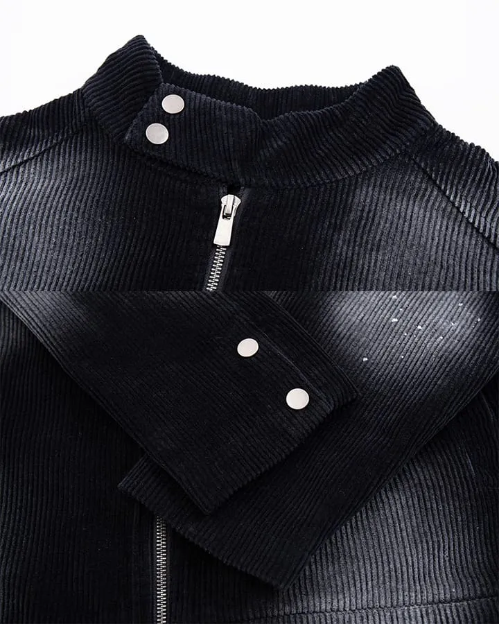 KIIKIO Street Corduroy Zipper Jacket