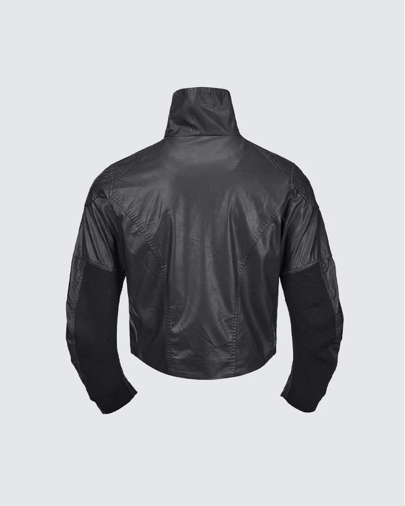 KIIKIO Street High Collar Zipper Jacket