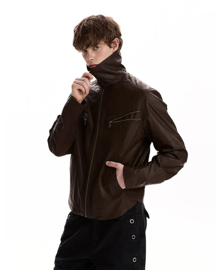 KIIKIO Street High Collar Zipper Jacket