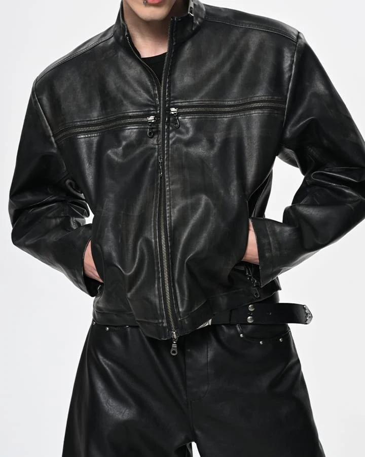 KIIKIO Punk Zipper Jacket