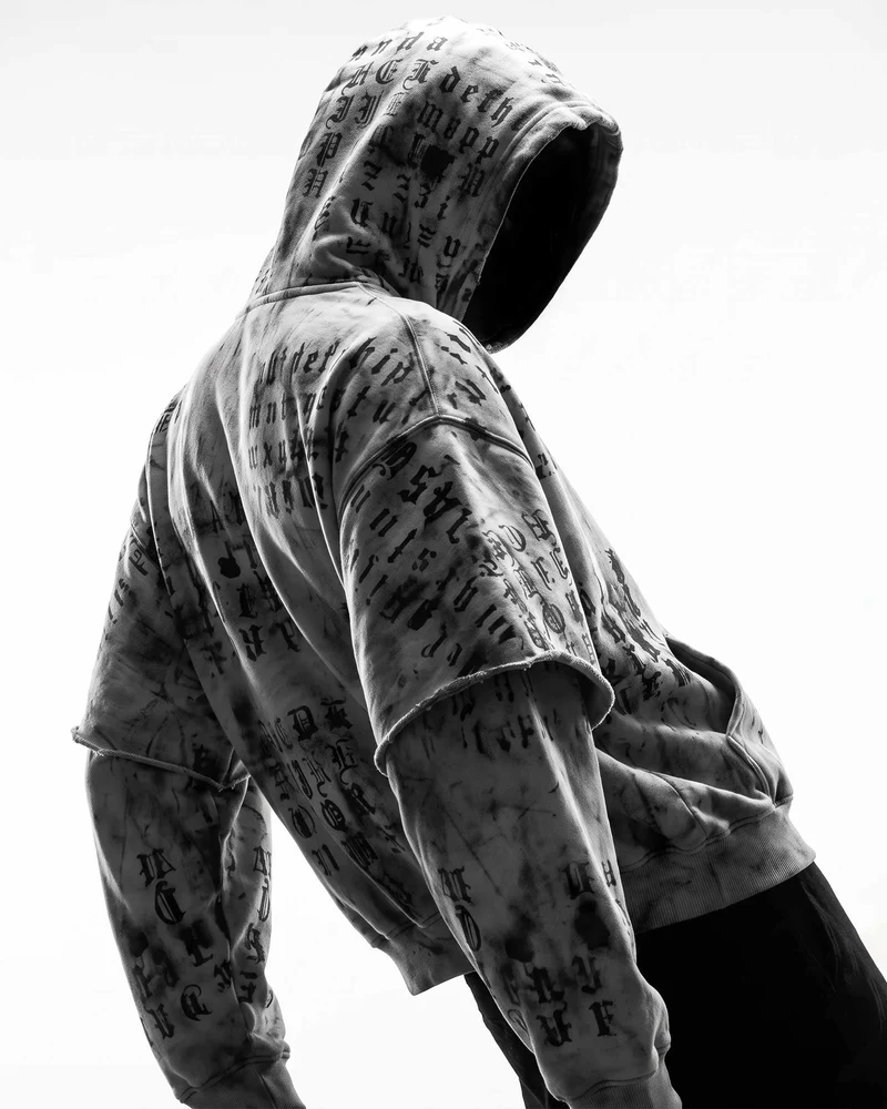KIIKIO SYMBIOTE Series | Grunge Layered Hoodie