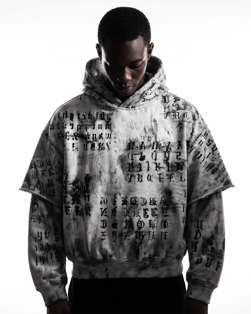KIIKIO SYMBIOTE Series | Grunge Layered Hoodie