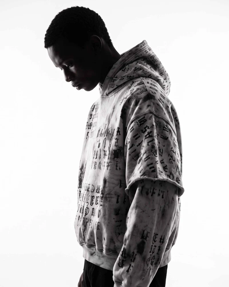 KIIKIO SYMBIOTE Series | Grunge Layered Hoodie