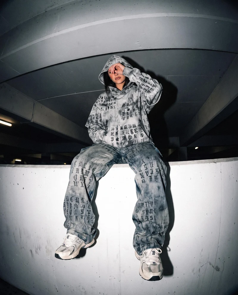 KIIKIO SYMBIOTE Series | Grunge Layered Hoodie