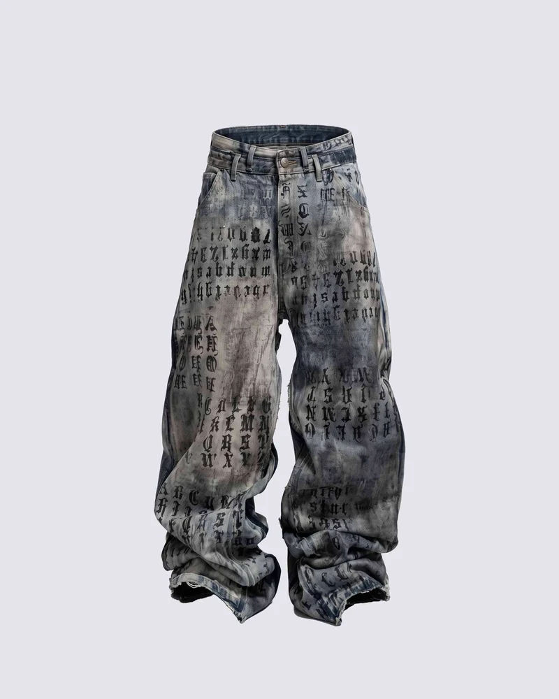 KIIKIO SYMBIOTE Series | Grunge Washed Jeans
