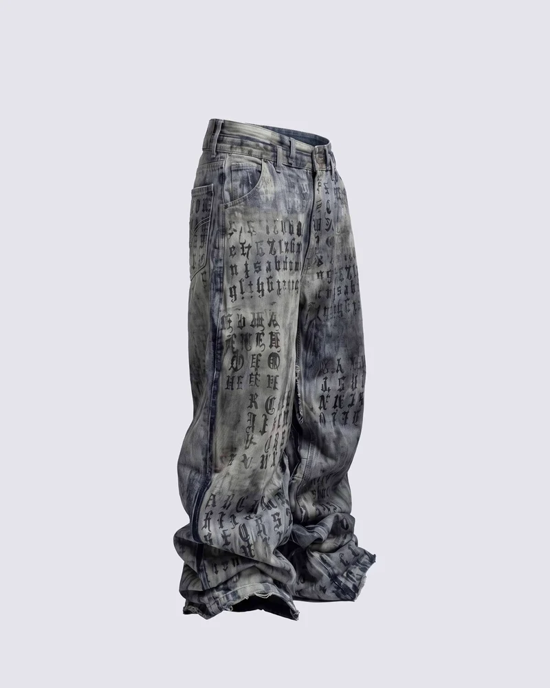 KIIKIO SYMBIOTE Series | Grunge Washed Jeans