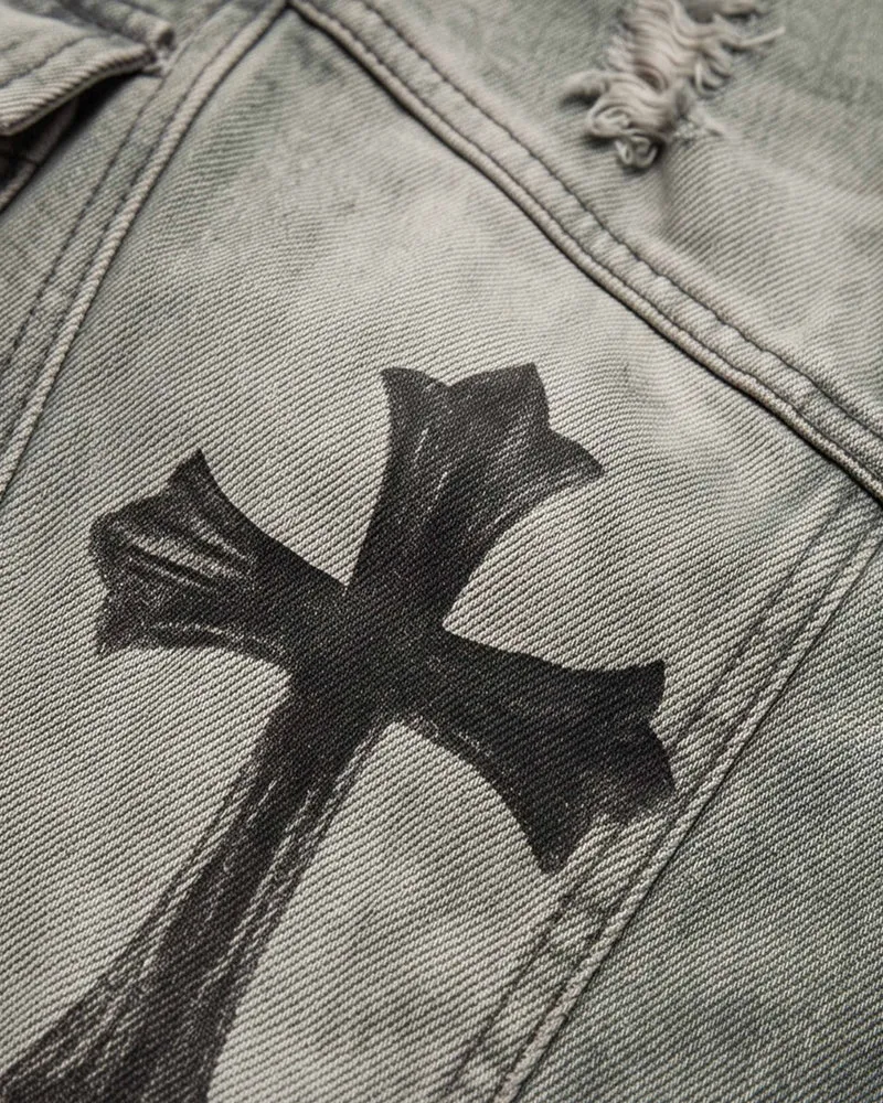 KIIKIO SYMBIOTE Series | Grunge Washed Cargo Pants
