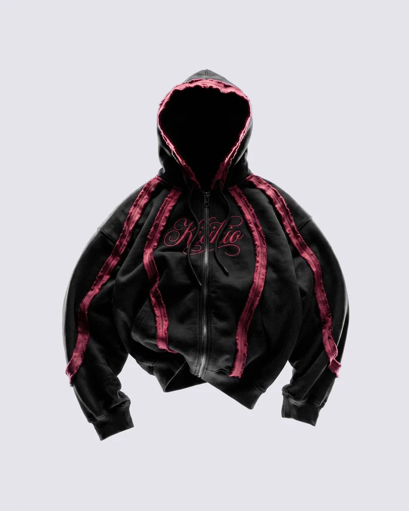 KIIKIO SYMBIOTE Series | Retro Sport Patchwork Hoodie
