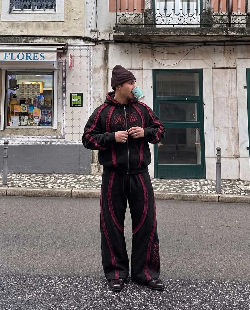 KIIKIO SYMBIOTE Series | Retro Sport Patchwork Hoodie