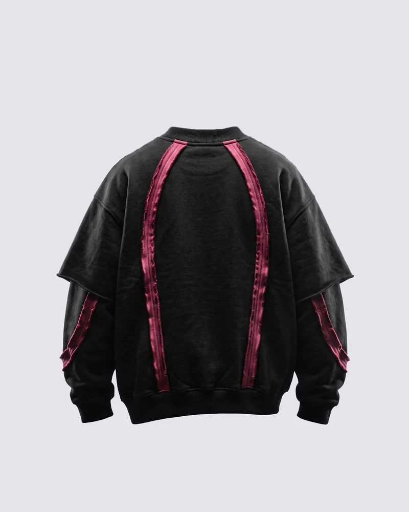 KIIKIO SYMBIOTE Series | Retro Sport Layered Sweatshirt