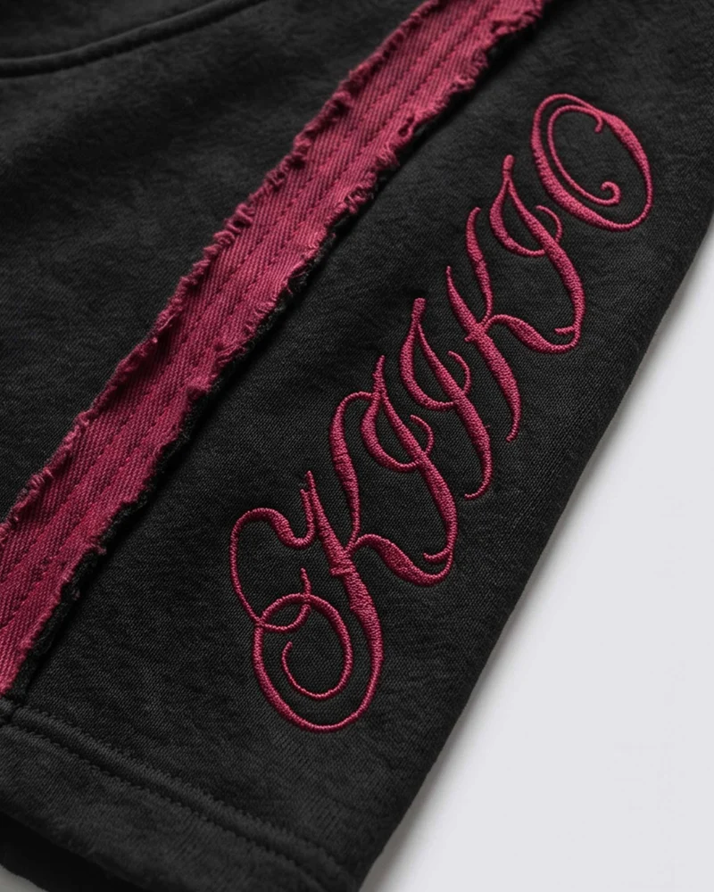KIIKIO SYMBIOTE Series | Dark Retro Sport Patchwork Sweatpants