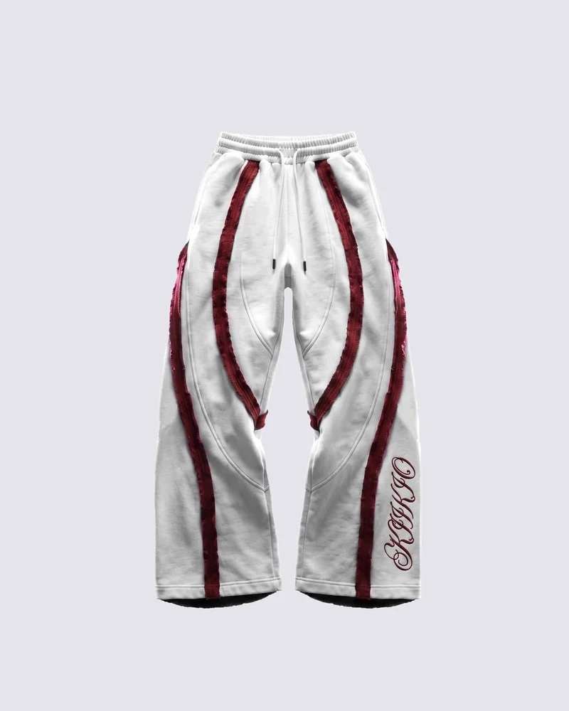 KIIKIO SYMBIOTE Series | Retro Sport Patchwork Sweatpants