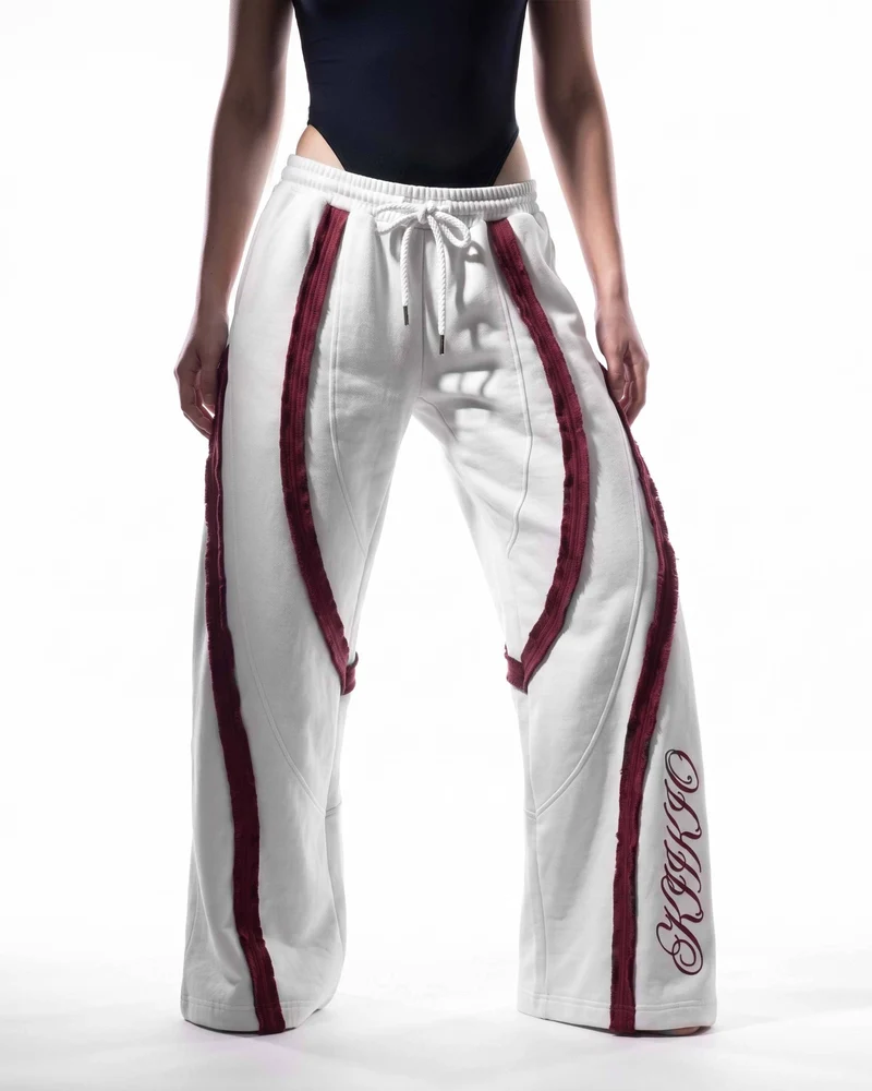 KIIKIO SYMBIOTE Series | Retro Sport Patchwork Sweatpants