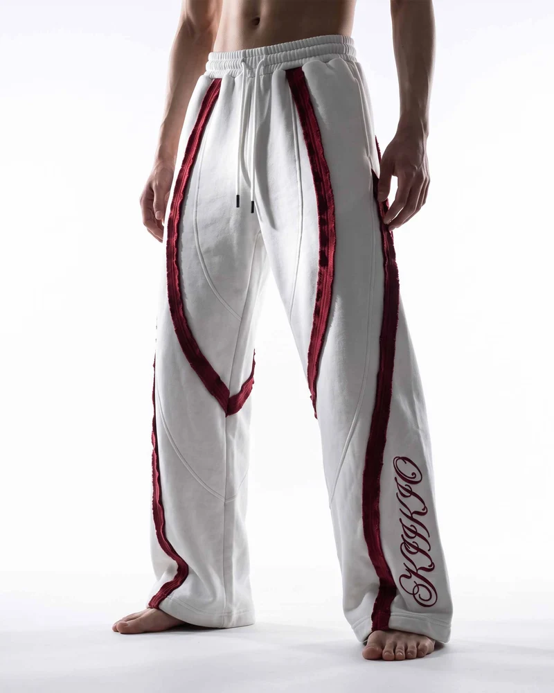 KIIKIO SYMBIOTE Series | Retro Sport Patchwork Sweatpants