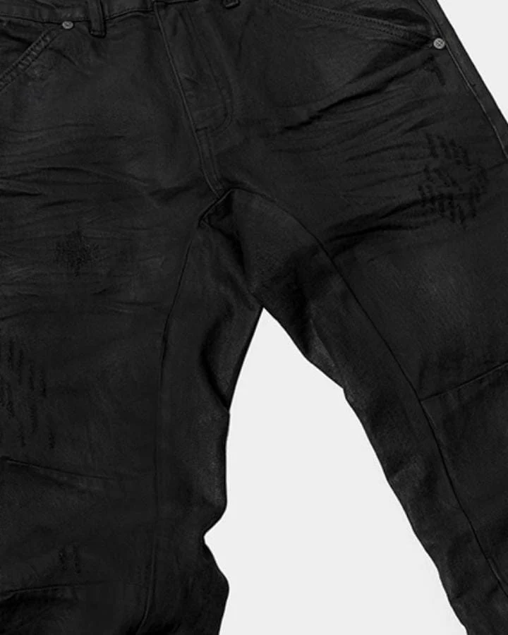 KIIKIO Dark Minimalist Casual Jeans