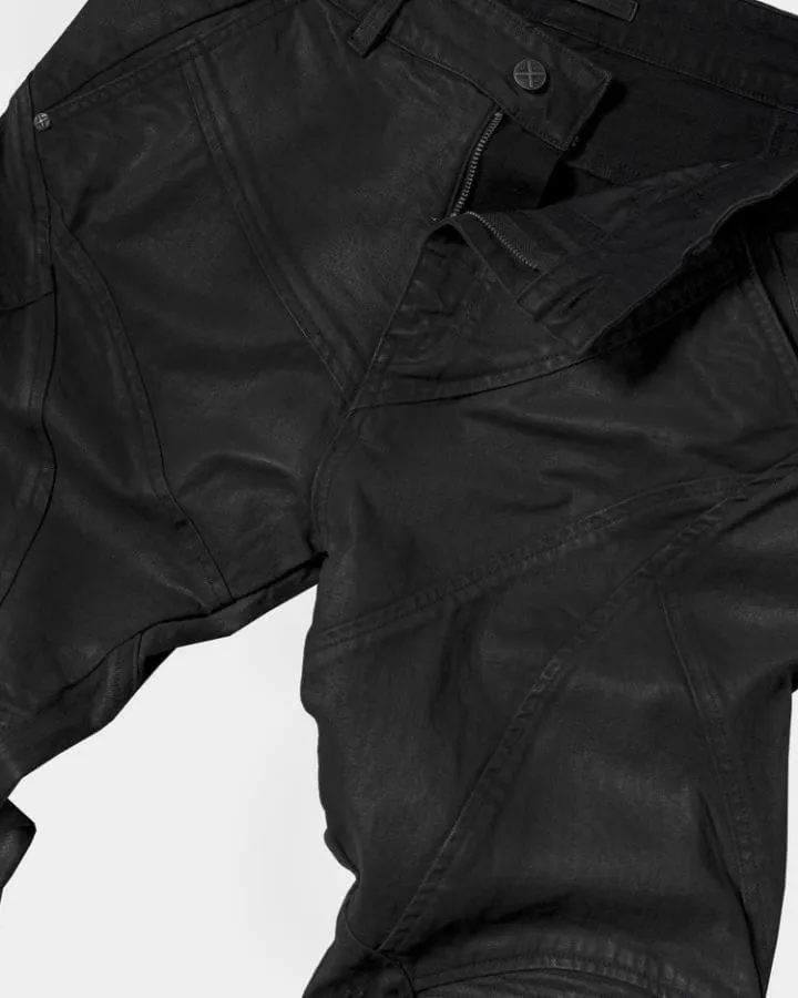 KIIKIO Vintage Biker Paneled Wide-Leg Jeans