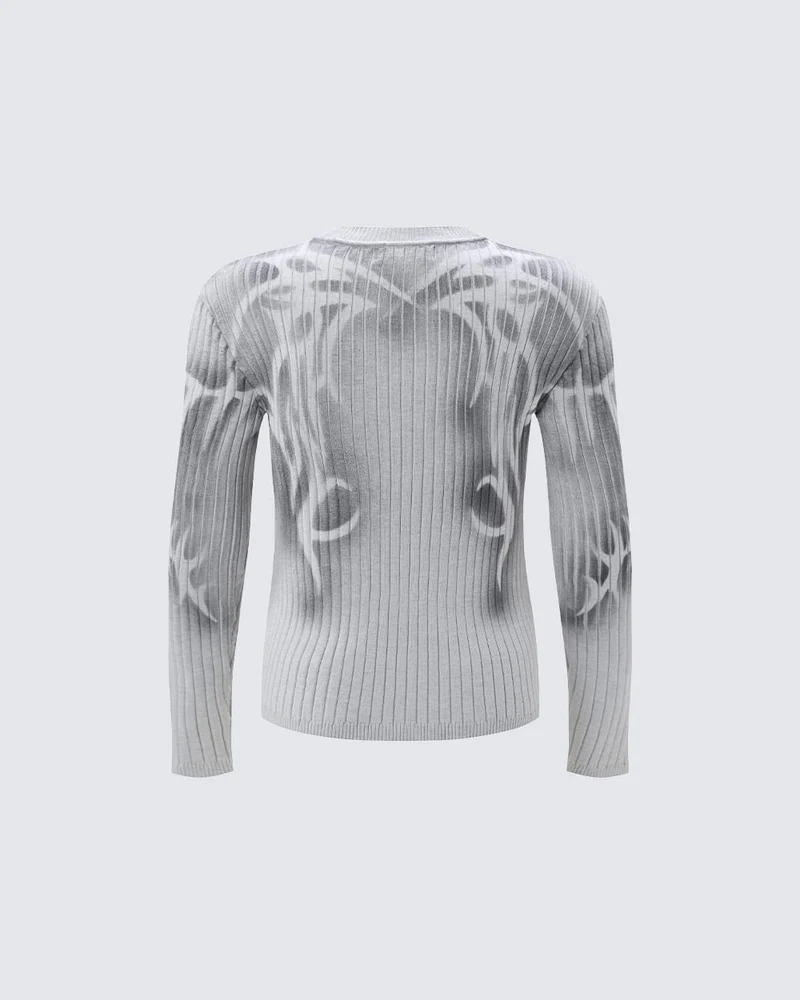 KIIKIO Gothic Graphic Sweater