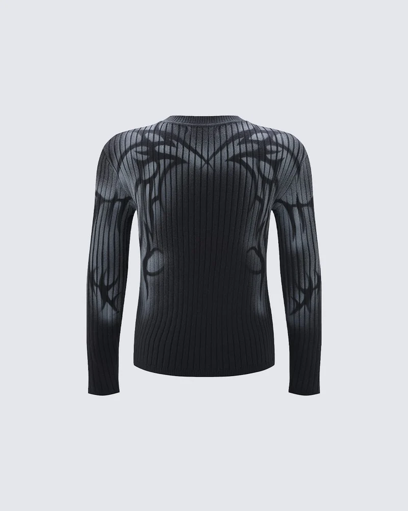 KIIKIO Gothic Graphic Sweater