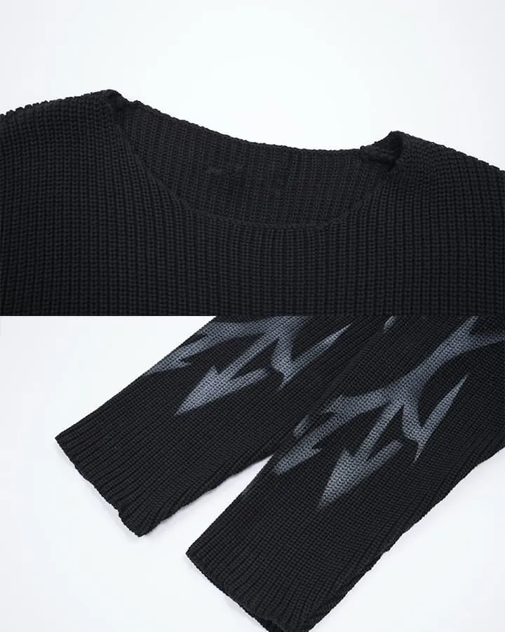 KIIKIO Gothic Graphic Sweater