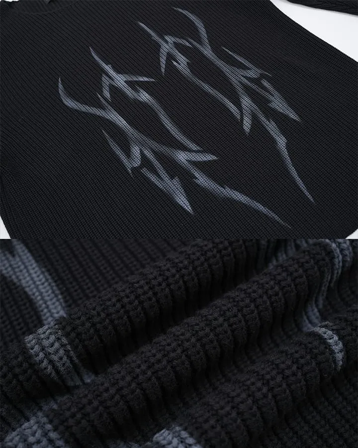 KIIKIO Gothic Graphic Sweater