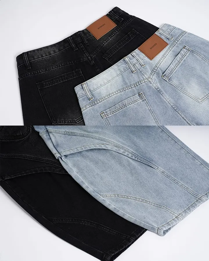 KIIKIO Baggy Washed Jeans