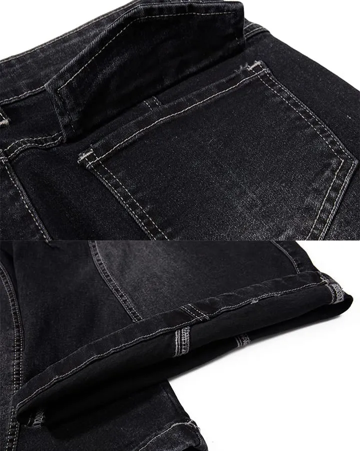 KIIKIO Y2K Washed Lace-Up Jeans