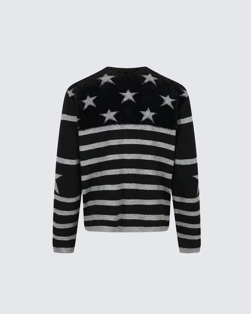 KIIKIO Retro Patchwork Sweater