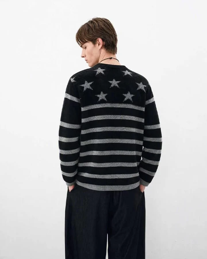 KIIKIO Retro Patchwork Sweater