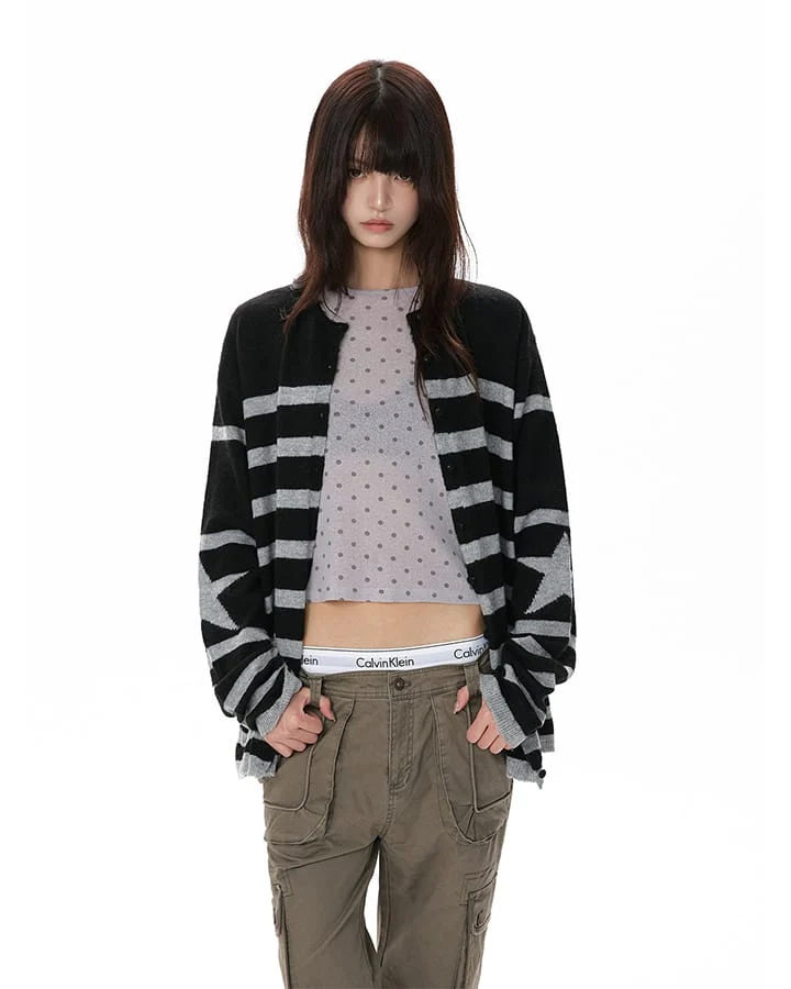 KIIKIO Retro Patchwork Sweater
