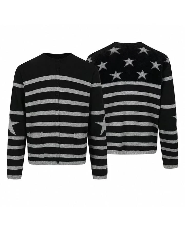 KIIKIO Retro Patchwork Sweater