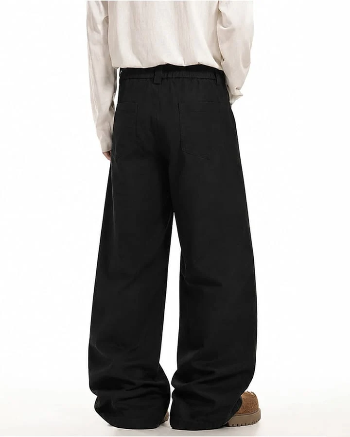 KIIKIO Y2K Washed Elastic Waist Jeans