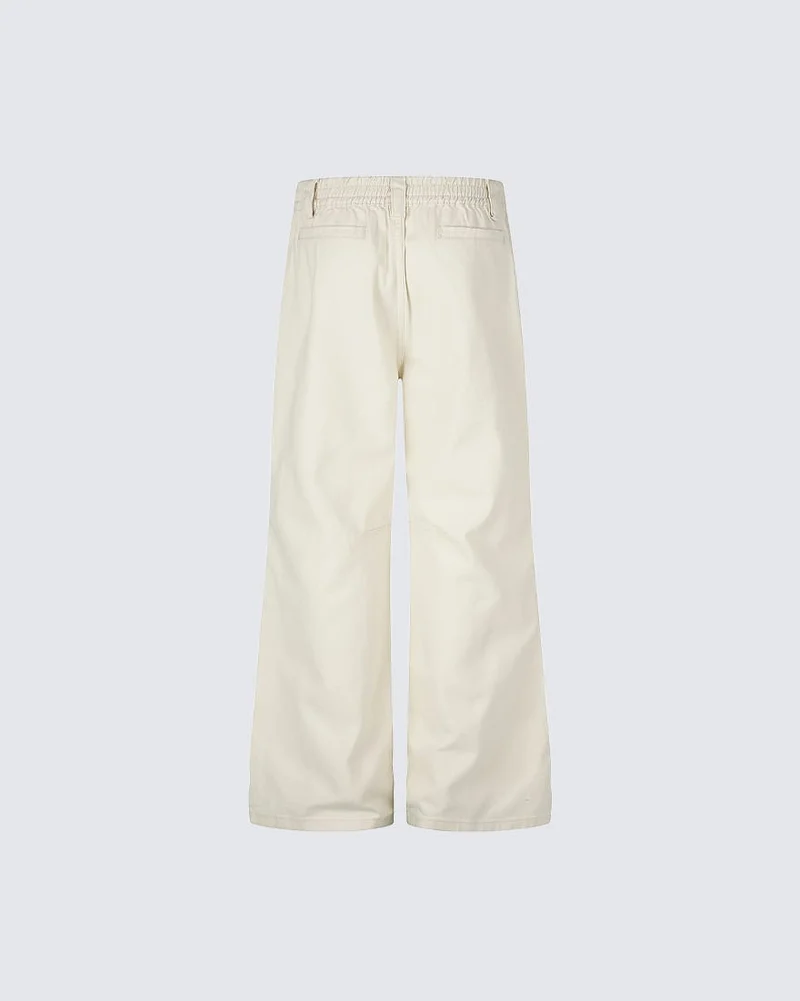 KIIKIO Y2K Washed Elastic Waist Jeans