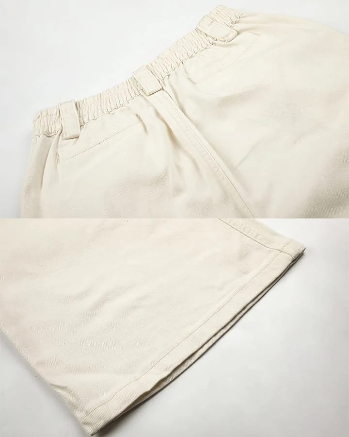 KIIKIO Y2K Washed Elastic Waist Jeans