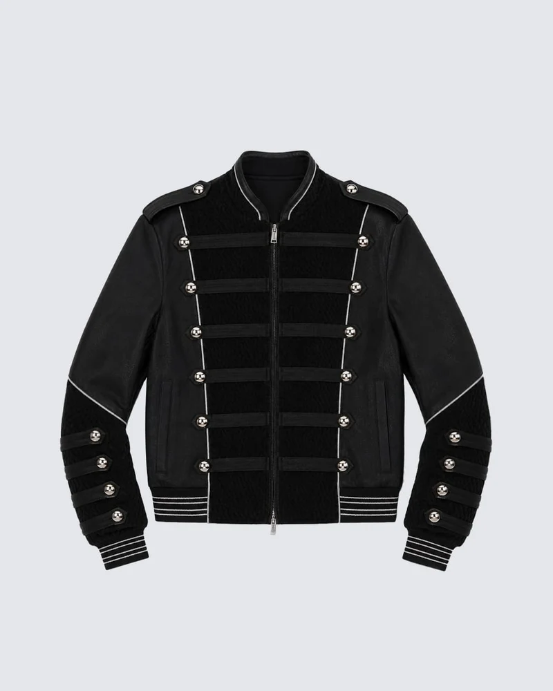 KIIKIO Vintage Gothic-Style Button-Up Jacket