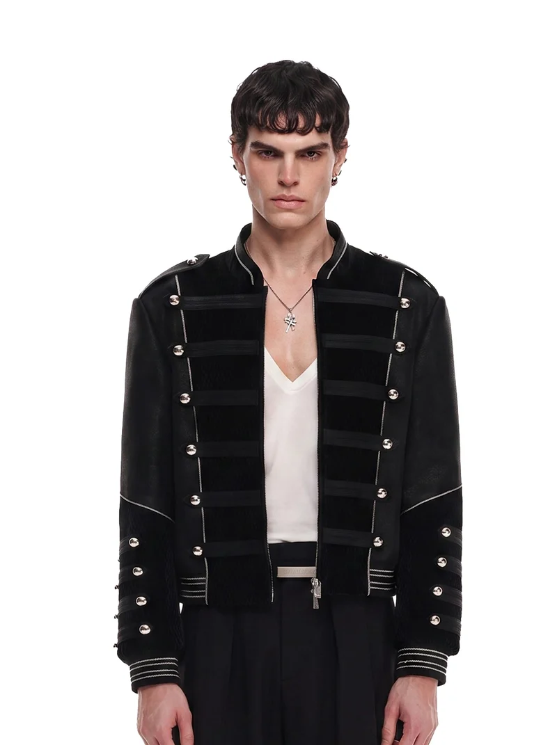KIIKIO Vintage Gothic-Style Button-Up Jacket
