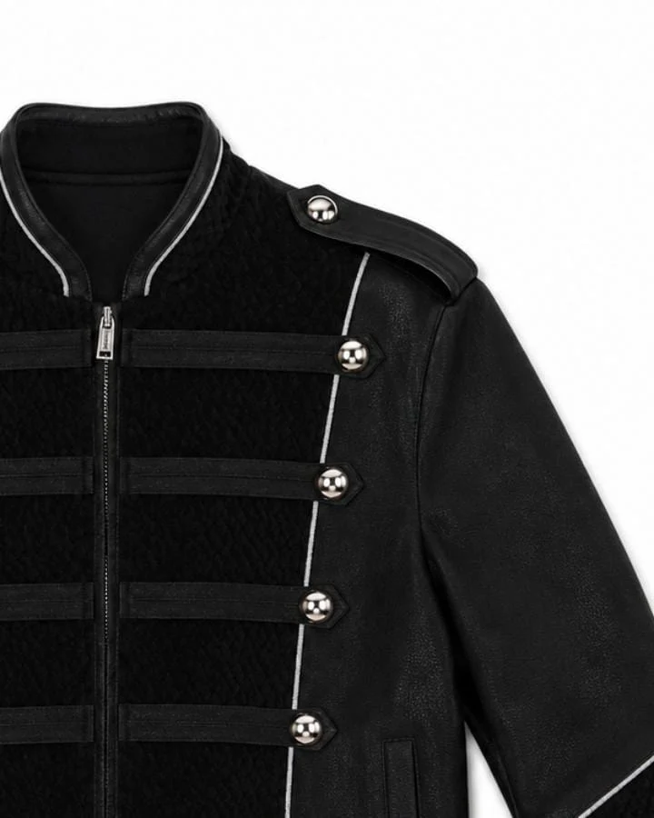 KIIKIO Vintage Gothic-Style Button-Up Jacket