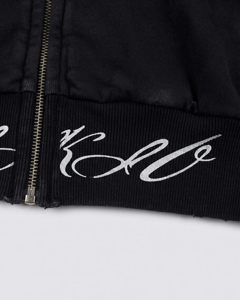 LIGHTNING Series | New Dark Hooded Zip Sweatshirt