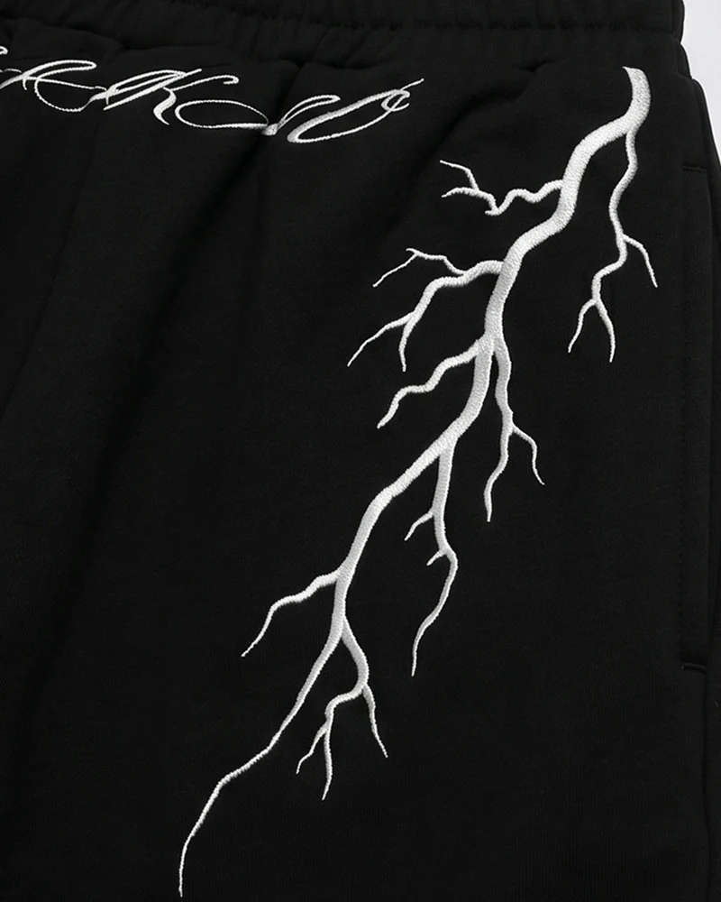 LIGHTNING Series | Layered Waist Wide-Leg Sweatpants