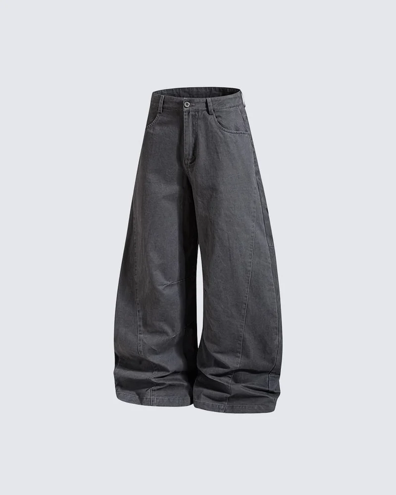 KIIKIO Utility Washed Cargo Pants