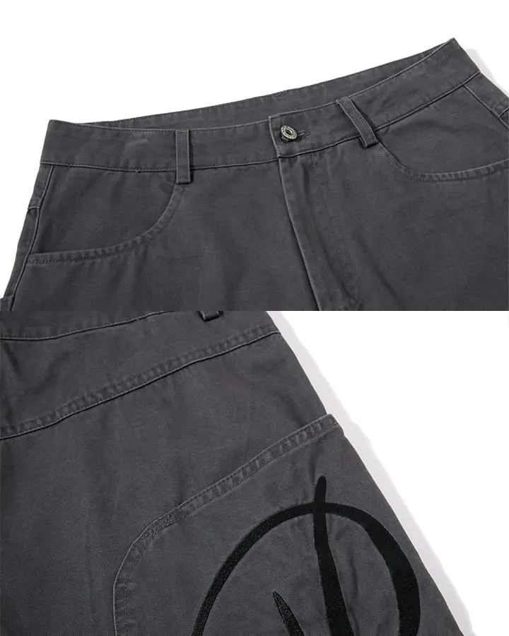KIIKIO Utility Washed Cargo Pants