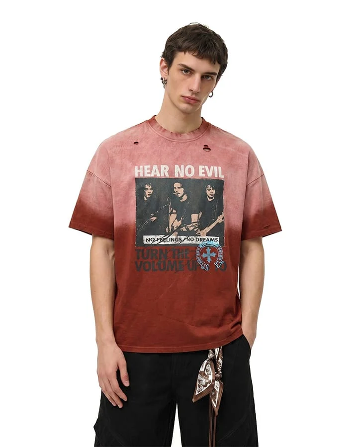KIIKIO Grunge Washed Tee