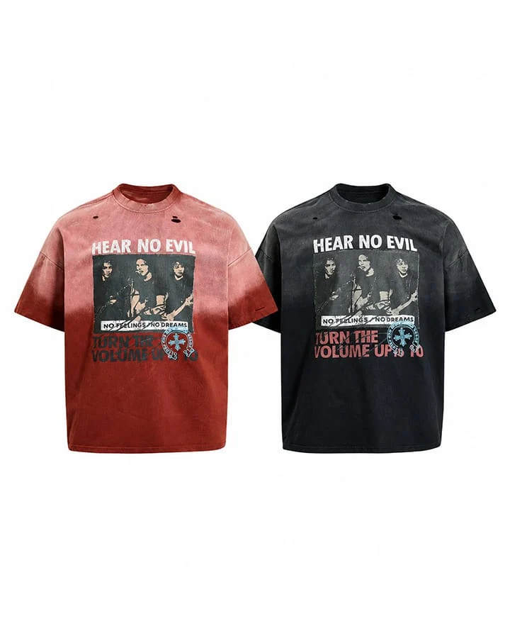 KIIKIO Grunge Washed Tee