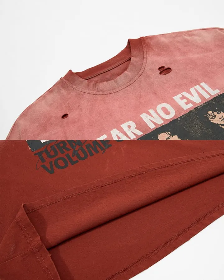 KIIKIO Grunge Washed Tee