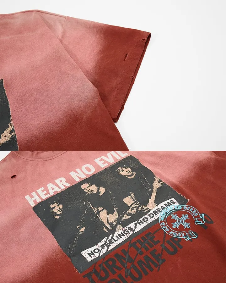 KIIKIO Grunge Washed Tee