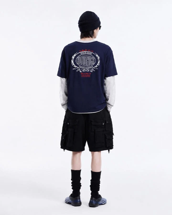 KIIKIO American Streetwear Layered Long Sleeve T-Shirt