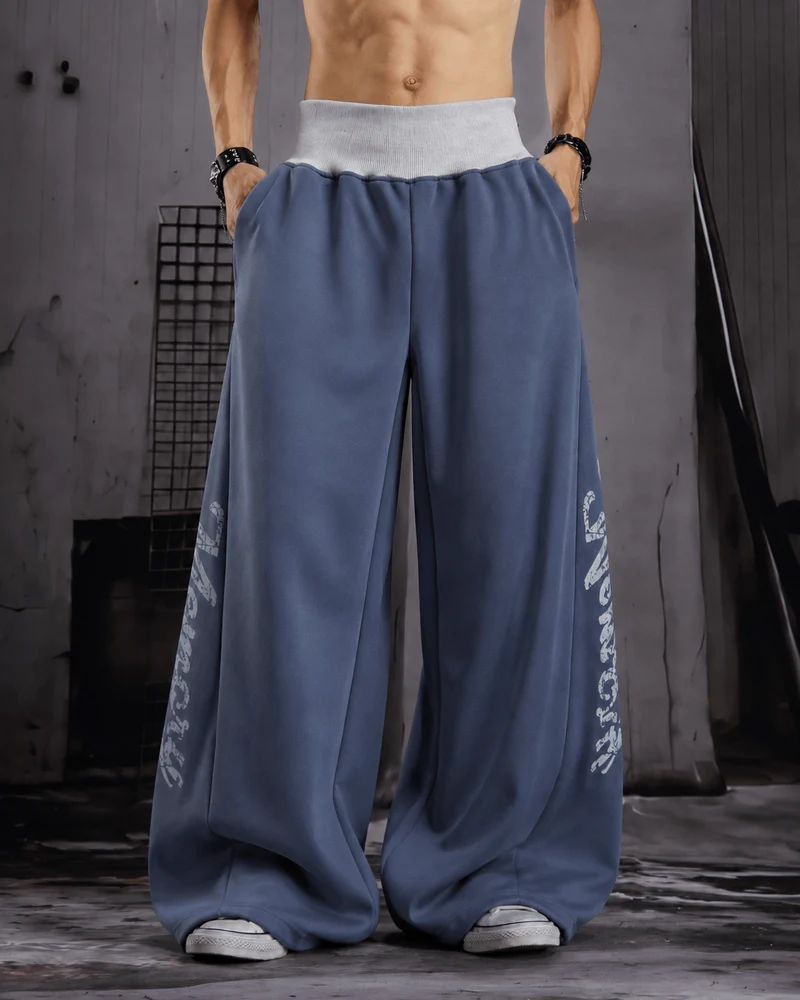 KIIKIO American Streetwear Wide Leg Sweatpants